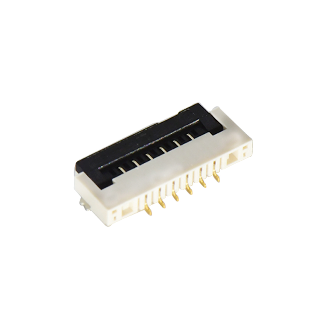 F1007 FPC FFC连接器Pitch 1.00mm H1.5mm卧贴前掀盖下接触 FPC